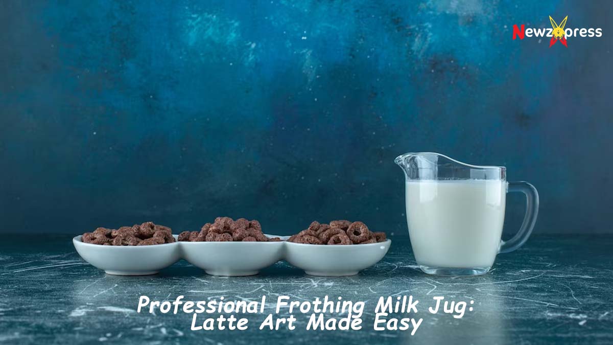 Professional Frothing Milk Jug: Latte Art Made Easy